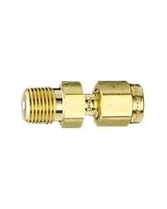 Restek Parker Fitting, 1/4" to 1/4" NPT Male Connector, Stainless Steel, 2-pk.