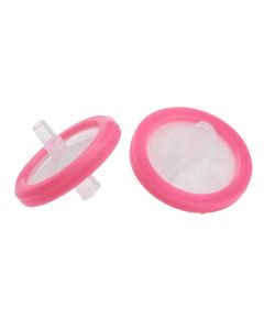 Celltreat Syringe Filter, 30mm Dia,Pink, Nylon Membrane