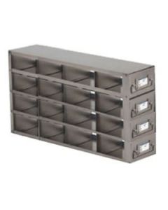 So Low Environmental Freezer Rack, 9-716 H X 5-12 W X 22 In. D, Stainless Steel, Drawer Type, 16 Shelves, 2 In. Boxs