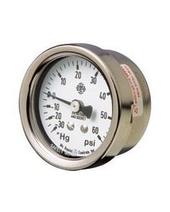 Restek Gauge Vacuum/Pressure 30" To 60 Psig Compound 1/8"Npt Cbm