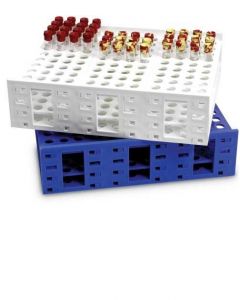 Heathrow Scientific Mega Rack for 10-13mm tubes, Blue