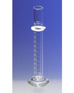 Corning Pyrex Single Metric Scale, 10ml Graduated Cylinder, Tc, With Funnel Top