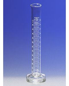 Corning Pyrex Double Metric Scale, 25ml Class A Graduated Cylinder, Td