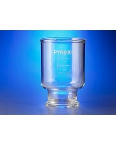 Corning Pyrex 1000 Ml Graduated Funnel, 47 Mm, For Assembly With Fritted Glass Support Base