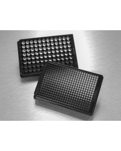 Corning Falcon 96 Well Black With Clear Flat Bottom Tc-Treated Imaging Plate With Lid, 8pack, 32case