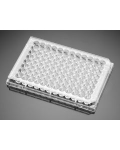 Corning Falcon Primaria 96 Well Clear Flat Bottom Microtest Microplate, With Lid, Sterile