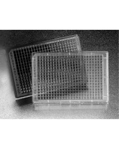 Corning Falcon 384 Well Clear Flat Bottom Tc-Treated Microtest Microplate, With Lid, Sterile