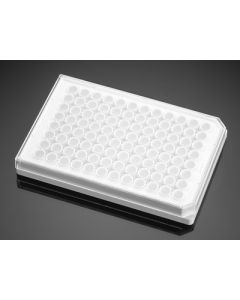 Corning BioCoat Poly-D-Lysine 96 Well White/Opaque Flat Bottom TC-Treated Microplate, with Lid, 5/Case