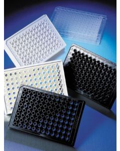 Corning 96-well Flat Clear Bottom Black Polystyrene TC-treated Microplates