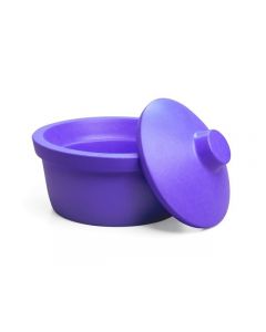 Corning Ice Bucket with Lid Round 4L Purple