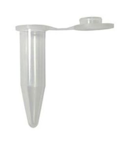 BioPlas 0.5ml Siliconized Flat Top Microcentrifuge Tube - Sterile, 250/Pk