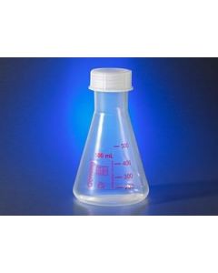 Corning 100ml Reusable Plastic Narrow Mouth Erlenmeyer Flask, Polymethylpentene With Gl-40 Pp Screw