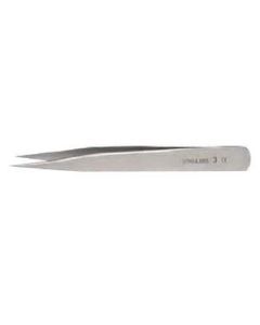 World Precision Instruments Tweezers, Economy, Number 3 (6/Pack) 0.20 X 0.4mm Tips
