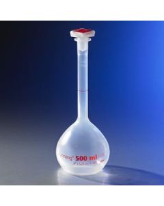 Corning 1l Class A Reusable Plastic Volumetric Flask, Polymethylpentene With 24/29 Tapered Pp Stopper