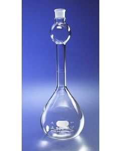 Corning Pyrex 100ml Class A Mixing Volumetric Flask With Glass Standard Taper Stopper