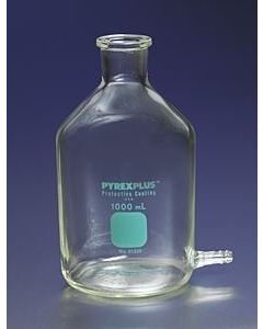 Corning Pyrexplus Coated 1l Aspirator Bottle With Bottom Sidearm
