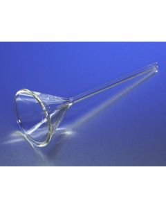 Corning Pyrex 65mm Diameter 60 Degrees Angle Fluted Funnel With Long Stem