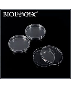 Biologix Biologix 90x16mm Clear Polystyrene Sterile Petri Dish With