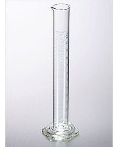 Corning Pyrex Vista Single Metric Scale, 10ml Class A Graduated Cylinder, Td, With Funnel Top