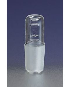Corning Pyrex Hollow Combination 19/22 Standard Taper Joint And Reagent Bottle Stoppers