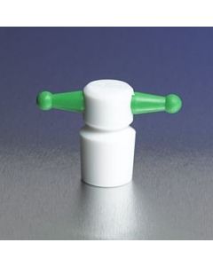 Corning Pyrex No. 13 Ptfe Standard Taper Keyhole Stoppers, Color-Coded