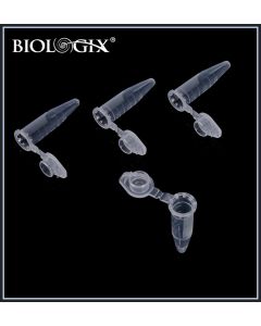 Biologix 0.5ml Microcentrifuge Tubes, Clear, Non-Sterile, 500 Pieces/Bag/Pack,