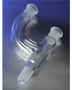 Corning Pyrex Claisen Three-Way Connecting Adapter With 24/40 Standard Taper Joints