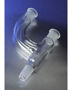 Corning Pyrex Claisen Three-Way Connecting Adapter With 19/22 Standard Taper Joints