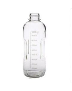 Agilent Technologies Infinitylab 9301-6524 Solvent Bottle, 1000 mL Volume, Glass, Clear