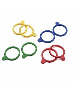 Agilent Technologies Identification Silicone Ring, For Solvent Botttles (8/Pk With 4 Different Colors)