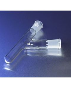 Corning Pyrex Combination Reaction And Receiver Tube With Two 24/40 Standard Taper Outer Joints