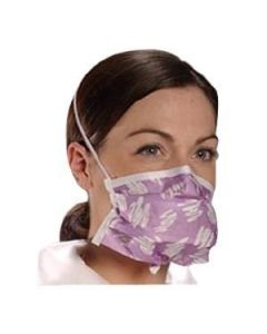 AlphaPro Cleanroom Mask With Headband & Positive Facial Lock® & Magic, Size 8"