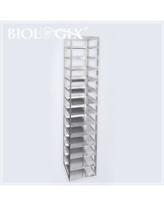 Biologix Vertical Type Freezer Rack, Stainless Steel, 1*13, Fits