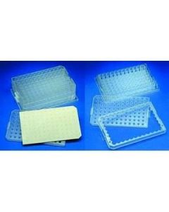 JG Finneran Porvair 10ml Mtp System Topas Plate With Pre-Slit Molded Tan Ptfesilicone Liner & Glass 9x30mm Conical Vials