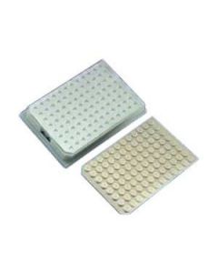JG Finneran Porvair Prescored Molded White Silicone Mat With 96 Plugs For Vials In Multi-Tier Mtp System