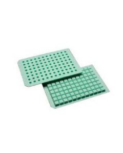 JG Finneran Porvair 96 Square Well Molded Green Silicone Mat To Fit 219006, 219008, 219009 & 219030