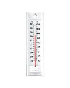 Thermco Wall Thermometers White Aluminum