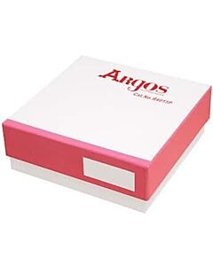 Antylia Argos PolarSafe® Cardboard Freezer Box, 5 x 5 x 2"; Pink