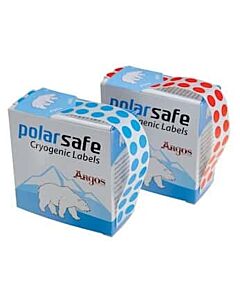 Antylia Argos PolarSafe® Label Dots, 9.5 mm dia, Blue; 1000/Roll