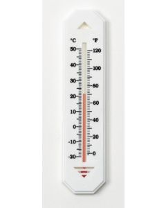 Bel-Art Thermometer, Durac, -20/50c(0/120f), Red