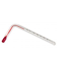 Bel-Art H-B Instruments Angled Thermometer, 25 To 95