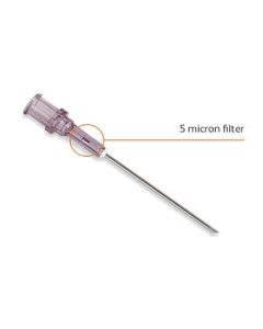 BD Filter Needle, 18g X 1½" Thin Wall, Nokor™ Point, 5 Micron