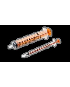 BD Oral Syringe, Clear, 1ml, Tip Cap