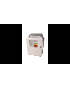 BD Locking Wall Cabinet For 2 Gal And 3 Gal Sharps Collectors, 18.5” X 14.5” X 6.75”