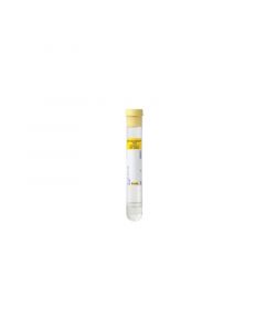BD Glass Tube, Conventional Stopper, 16 X 100mm, 8.5ml, Yellow, Paper