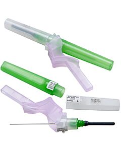 BD Vacutainer Eclipse Blood Collection Needle, 22 G x 1.25 in. black shield.