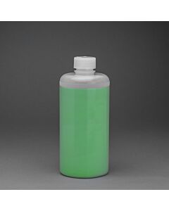 Bel-Art Precisionware Narrow-Mouth 500ml (16oz) High-Density Polyethylene Bottles; Polypropylene Cap, 28mm Closure (Pack Of 12)