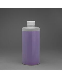 Bel-Art Precisionware Narrow-Mouth 1000ml (32oz) High-Density Polyethylene Bottles; Polypropylene Cap, 38mm Closure (Pack Of 6)