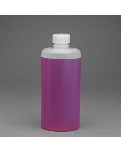 Bel-Art Precisionware Narrow-Mouth 500ml (16oz) Autoclavable Polypropylene Bottles; Polypropylene Cap, 28mm Closure (Pack Of 12)