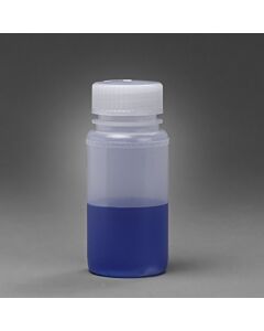 Bel-Art Precisionware Wide-Mouth 125ml (4 Oz) Autoclavable Polypropylene Bottles; Polypropylene Cap, 38mm Closure (Pack Of 12)